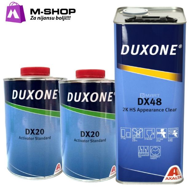 Slika Duxone lak set dx48(1kom)+dx20(2kom)